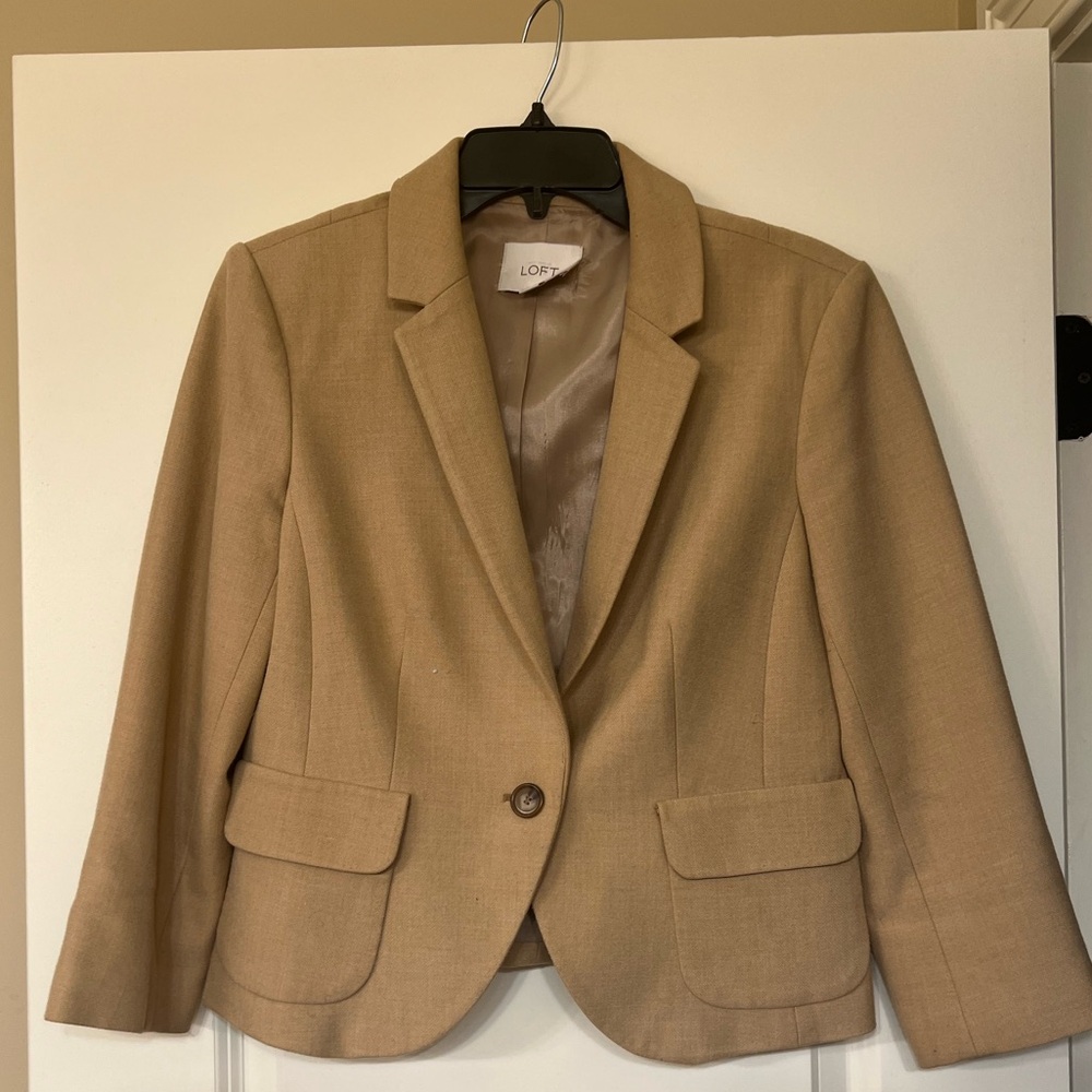 LOFT crop blazer Sz 4
